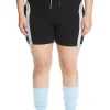 Ribbon Ribbed Bike Shorts-Teddy Fresh Shop
