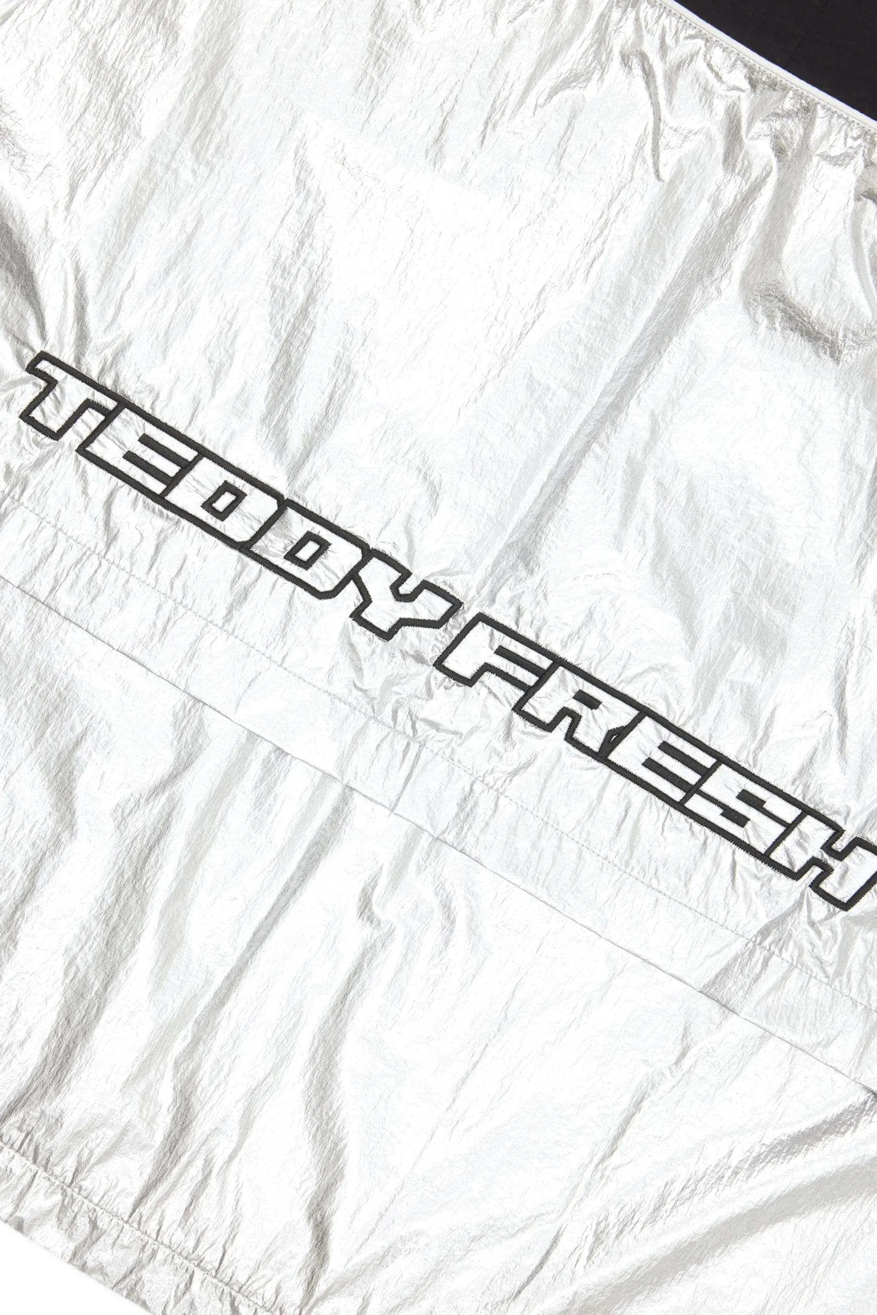 Silver Panel Track Jacket-Teddy Fresh Flash Sale