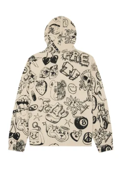 Sketches Knit Hoodie-Teddy Fresh Outlet
