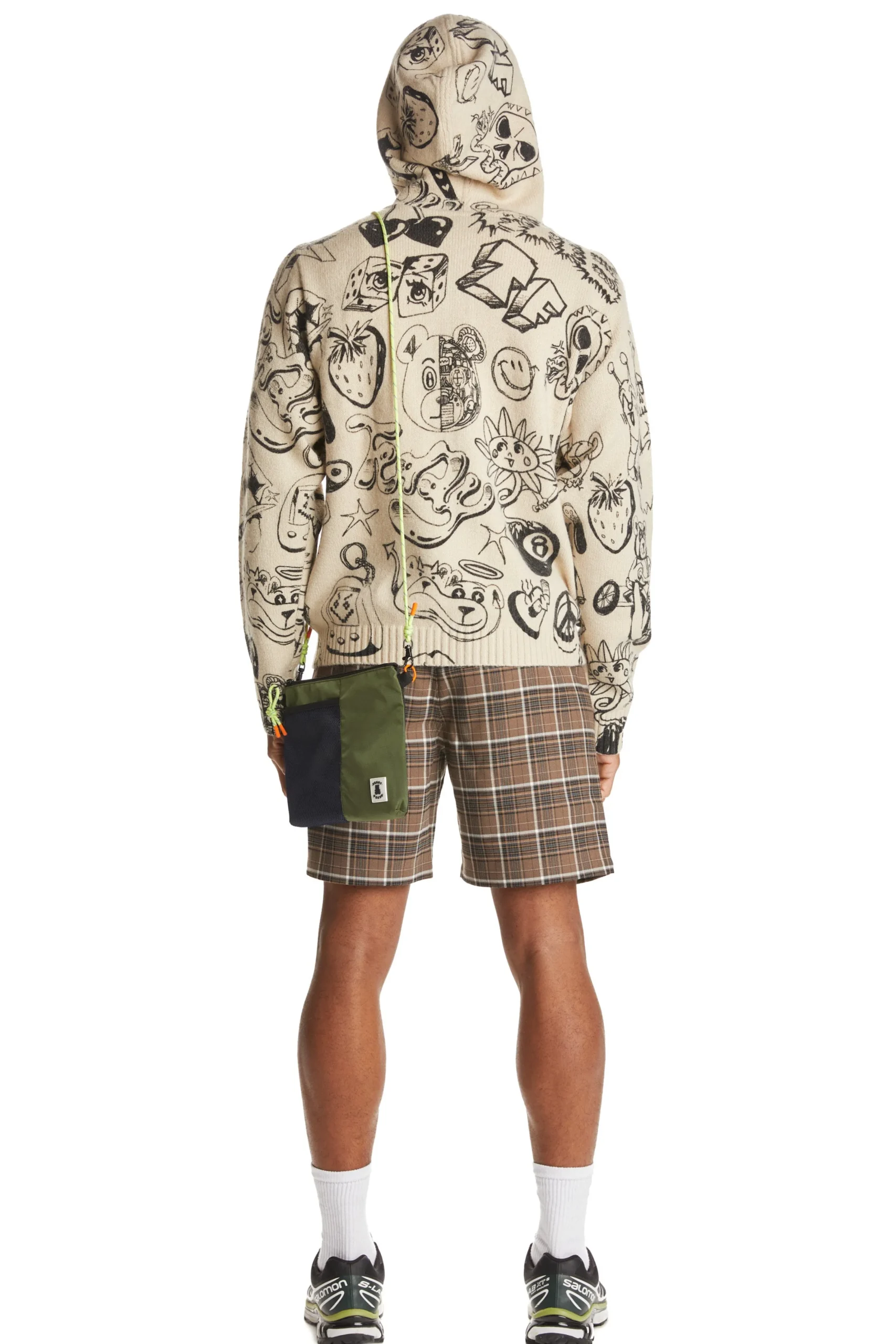 Sketches Knit Hoodie-Teddy Fresh Outlet