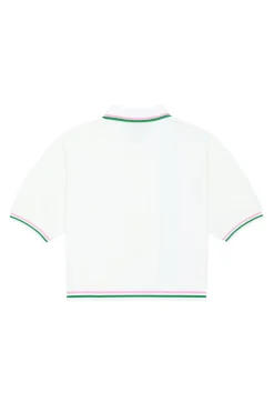 Striped Button Pique Shirt-Teddy Fresh Discount