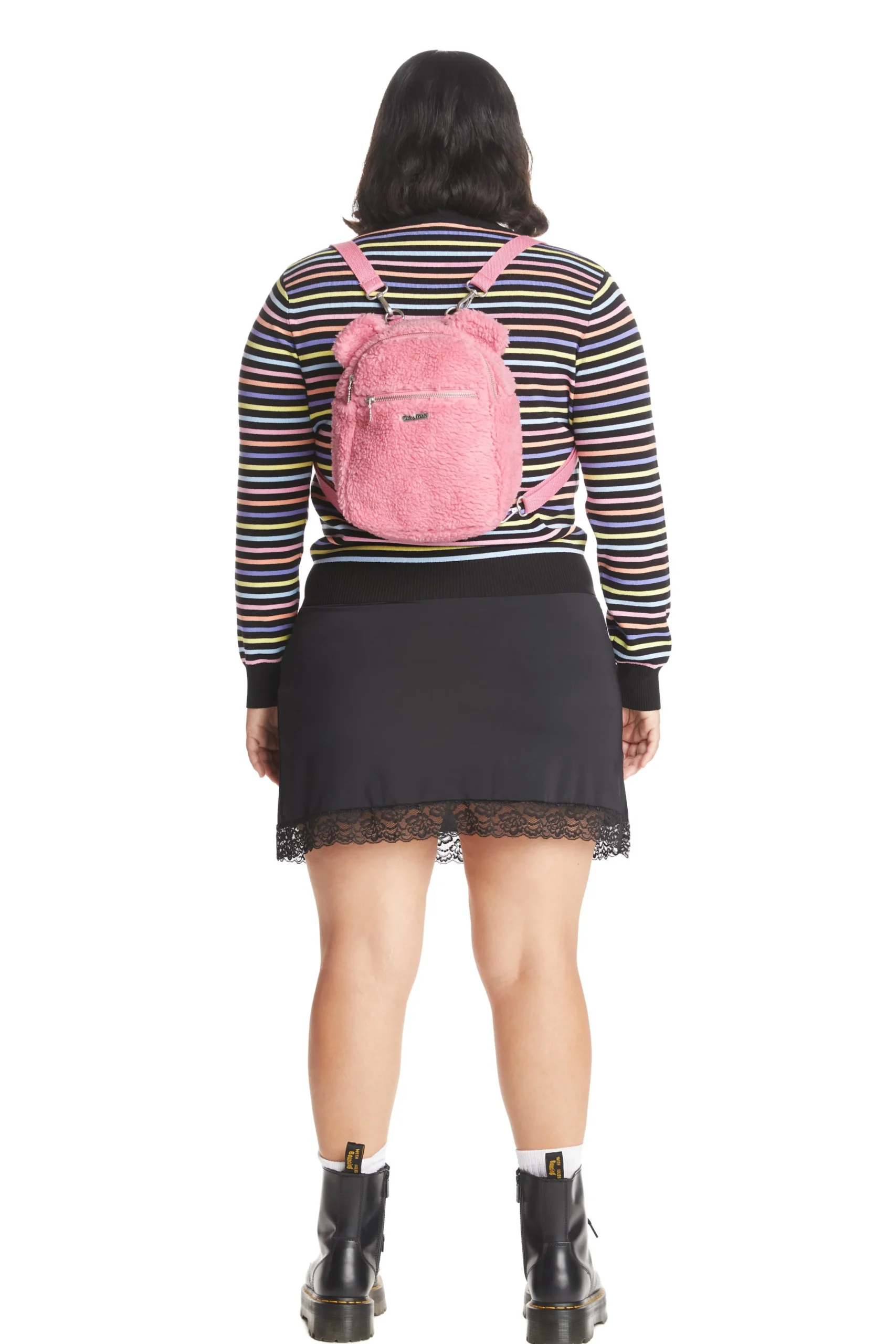 Striped Knit Half Zip Top-Teddy Fresh Flash Sale