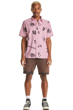 Tattoo Button Up Shirt-Teddy Fresh Online