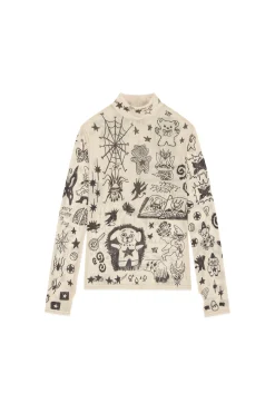 Tattoo Mesh Top-Teddy Fresh Online