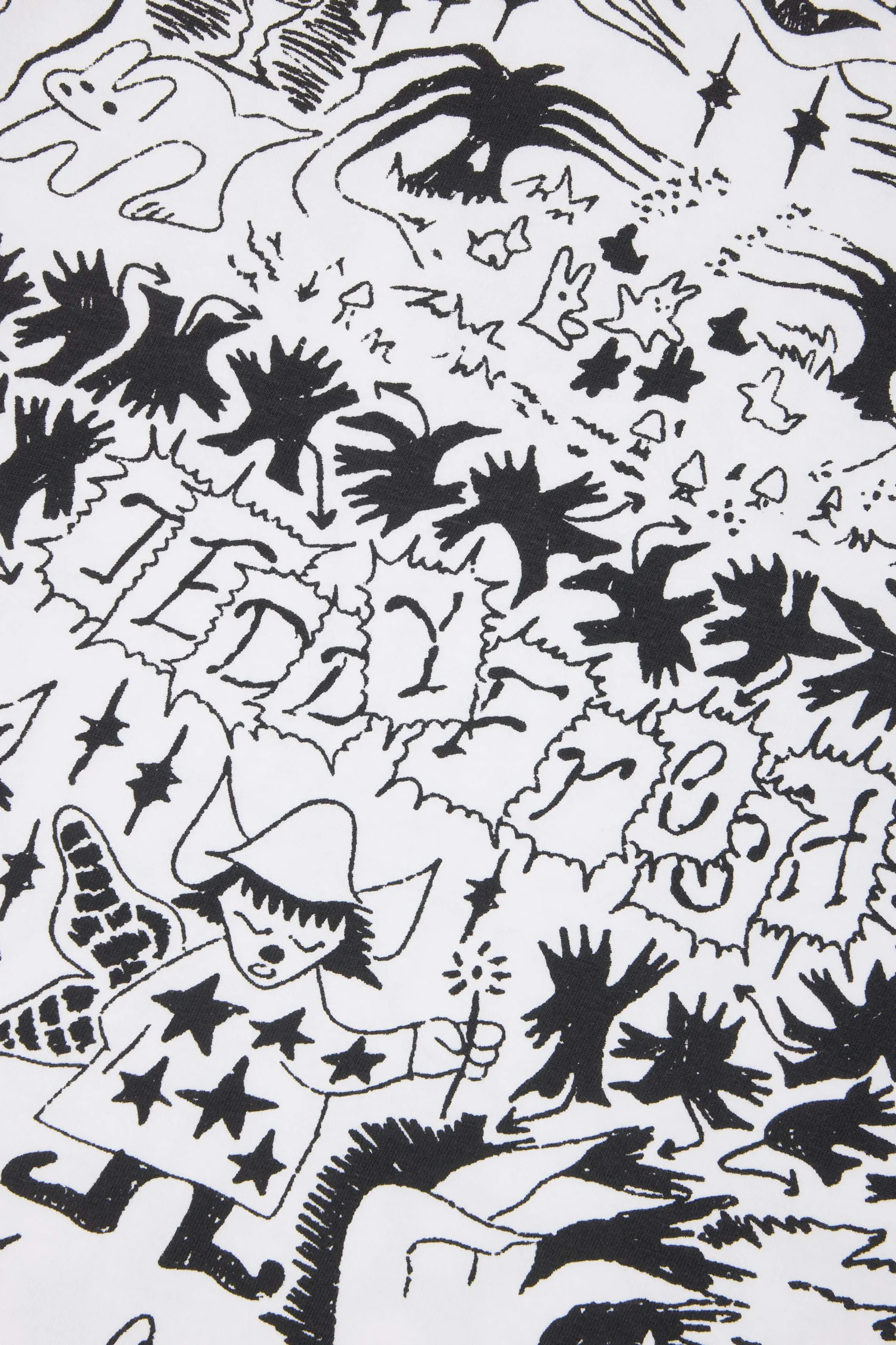 Tattoo Print Tee-Teddy Fresh Best Sale