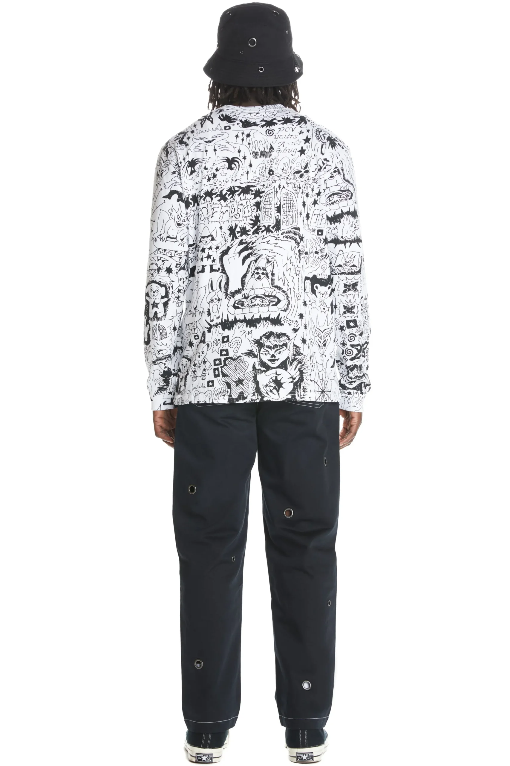 Tattoo Print Tee-Teddy Fresh Best Sale