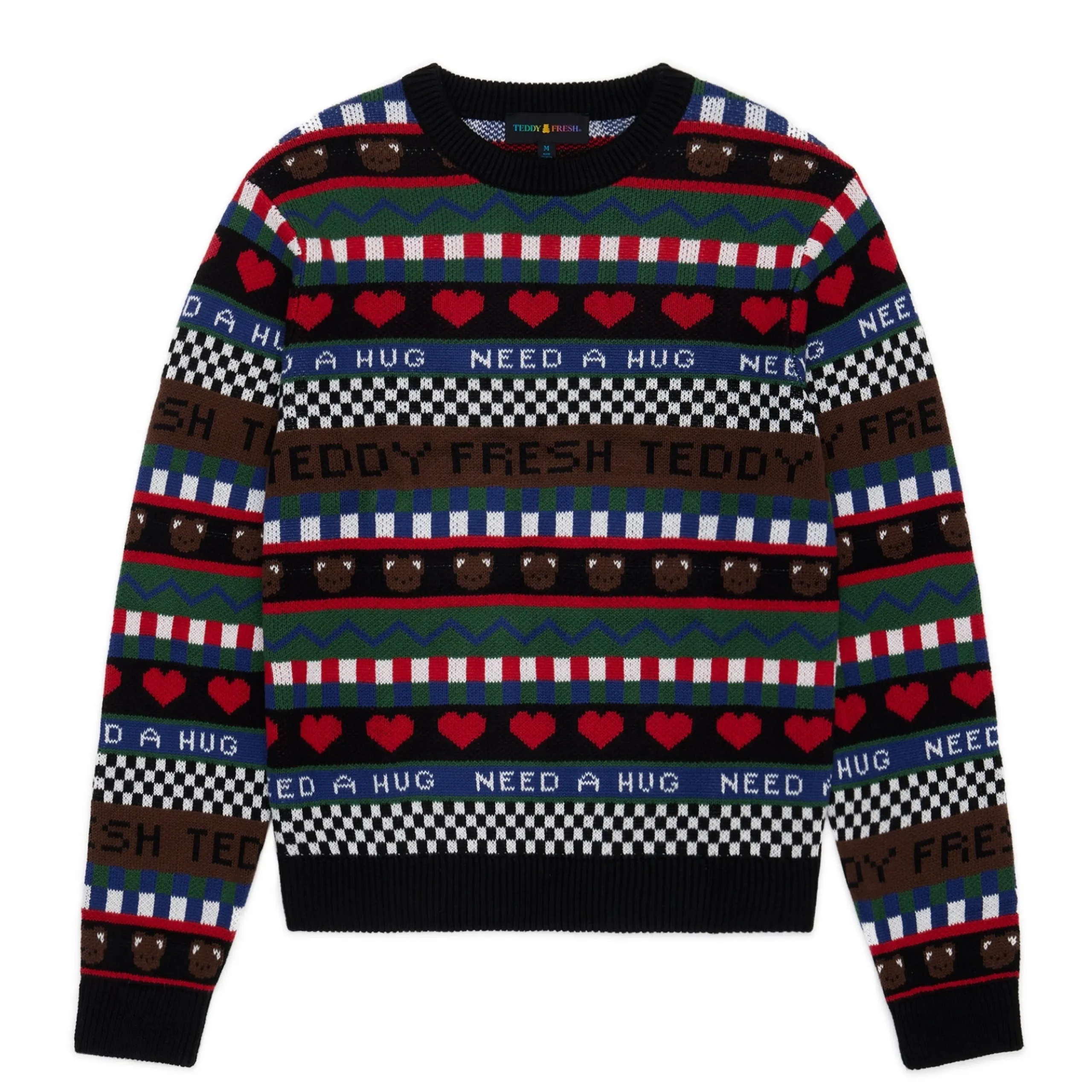 TF Pattern Stripe Sweater-Teddy Fresh Outlet