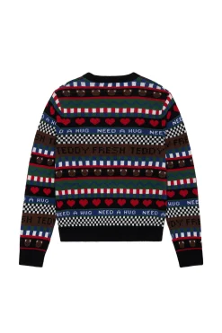 TF Pattern Stripe Sweater-Teddy Fresh Outlet