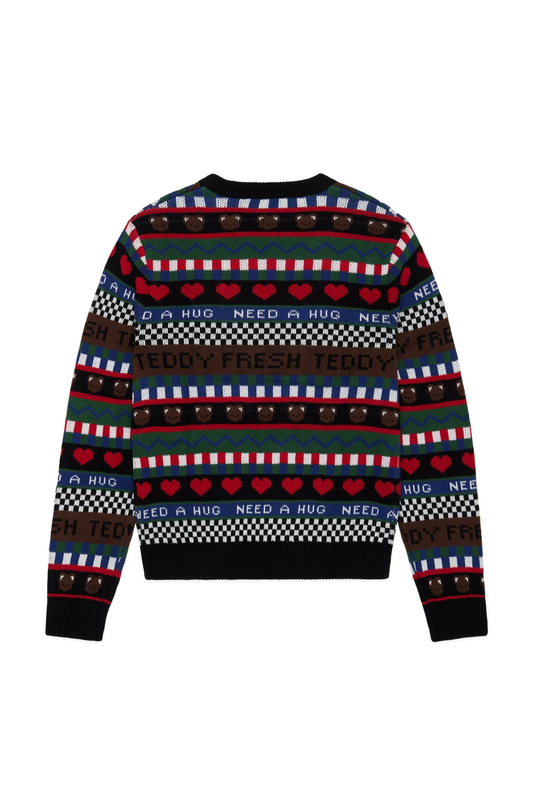TF Pattern Stripe Sweater-Teddy Fresh Outlet