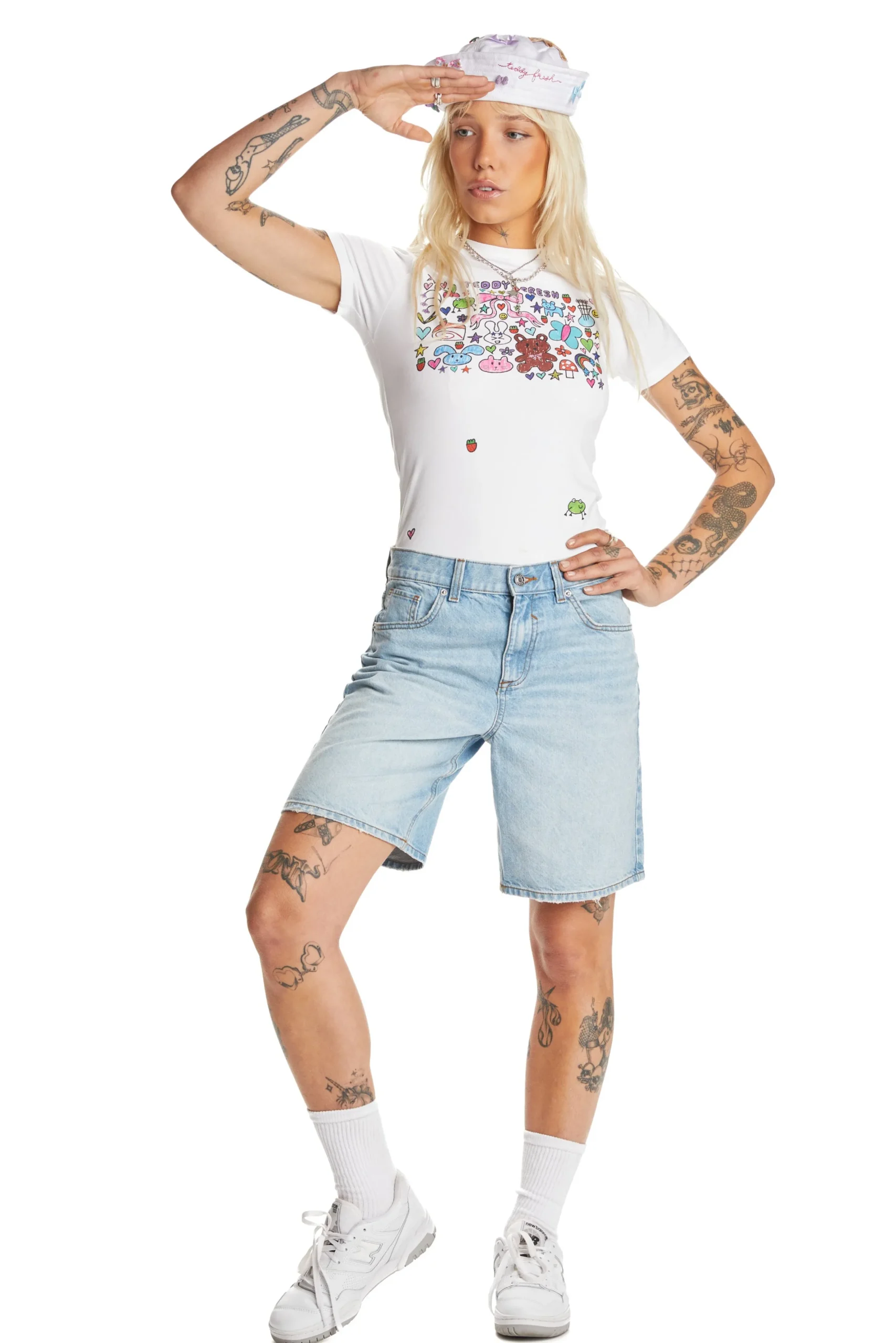 TF X Blo_oberry Fitted Tee-Teddy Fresh Fashion