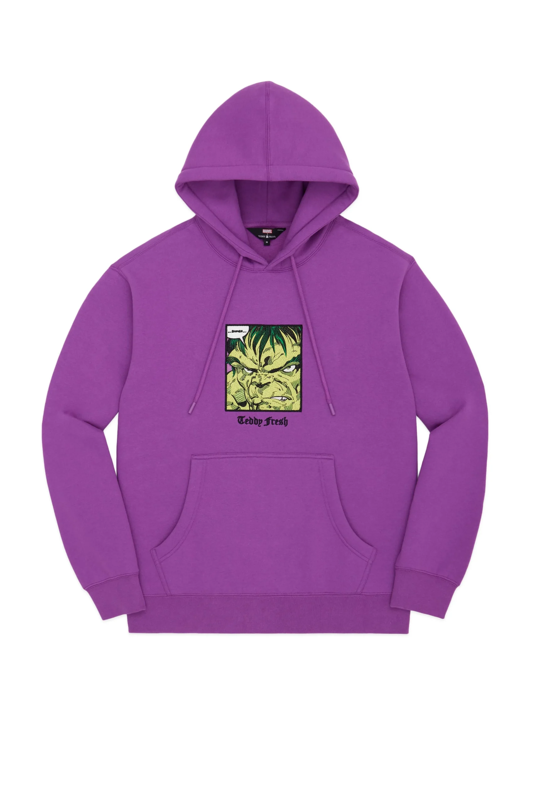 TF X Marvel Detailed Embroidery Hulk Hoodie-Teddy Fresh Store