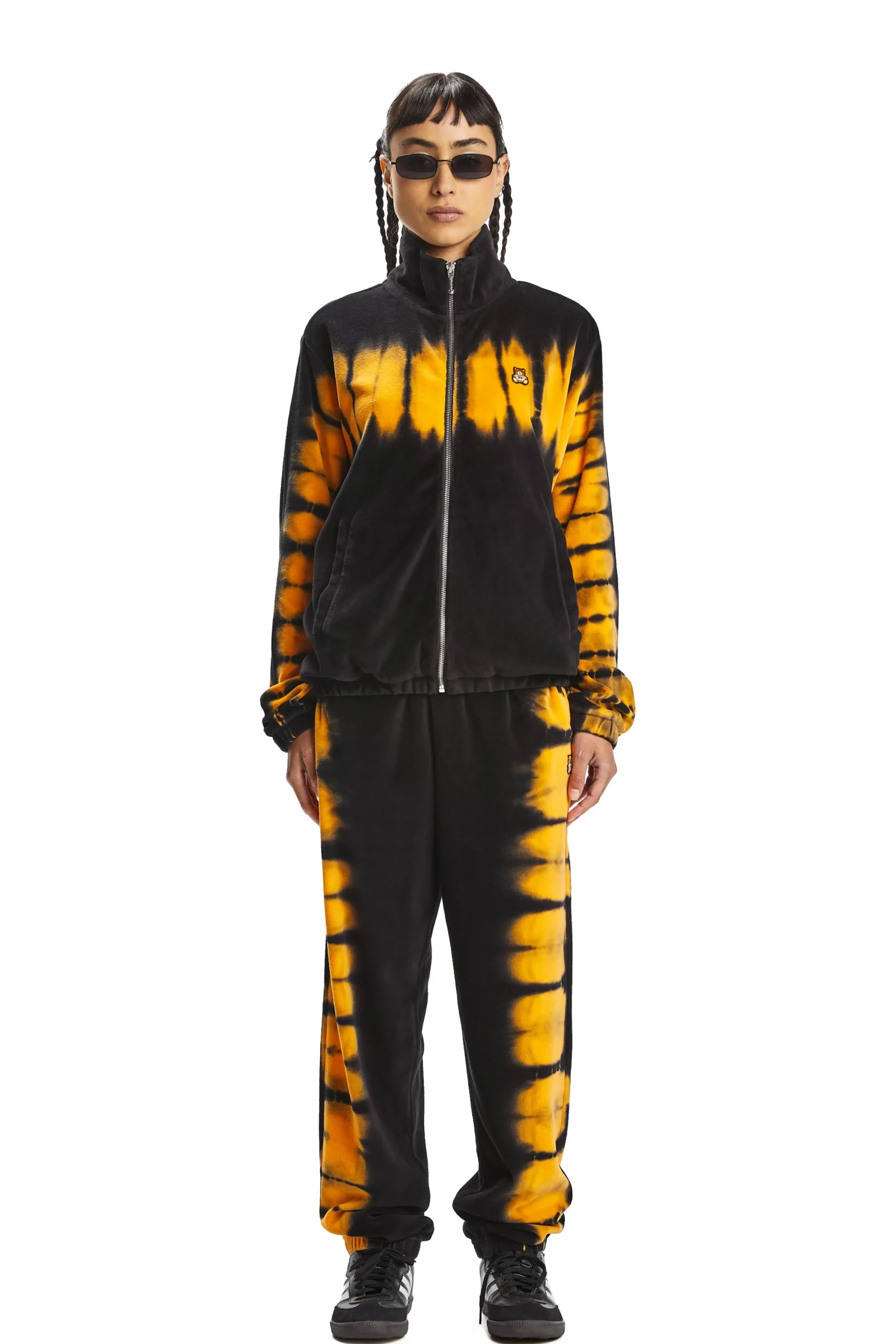 Tie Dye Velour Jacket-Teddy Fresh Cheap