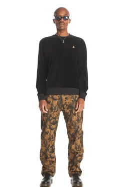 Velour Rib Crewneck-Teddy Fresh New