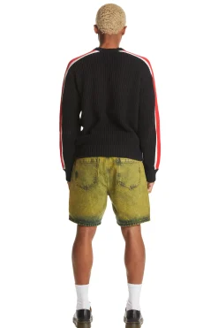 Washed Denim Dad Shorts-Teddy Fresh Hot