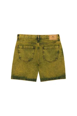 Washed Denim Dad Shorts-Teddy Fresh Hot