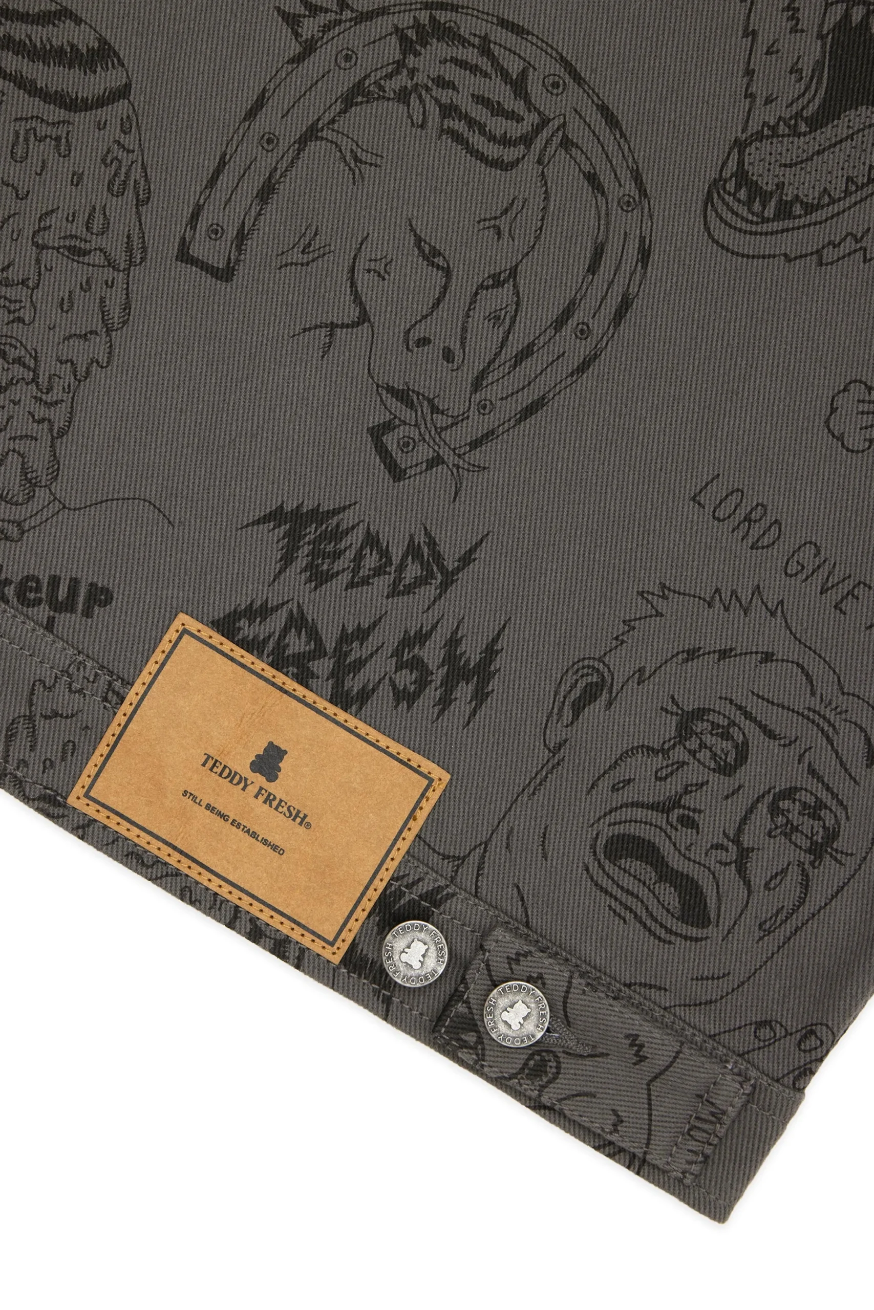 Will Laren Sketches Zip Jacket-Teddy Fresh Cheap